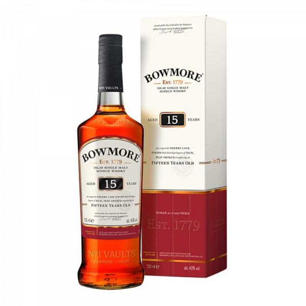 Bowmore 15 Years Islay Single Malt Scotch [700ML] 