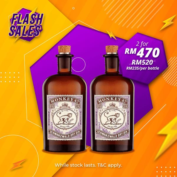 Flash Sale - Monkey 47 Dry Gin [500ML] [Unsealed] x 2