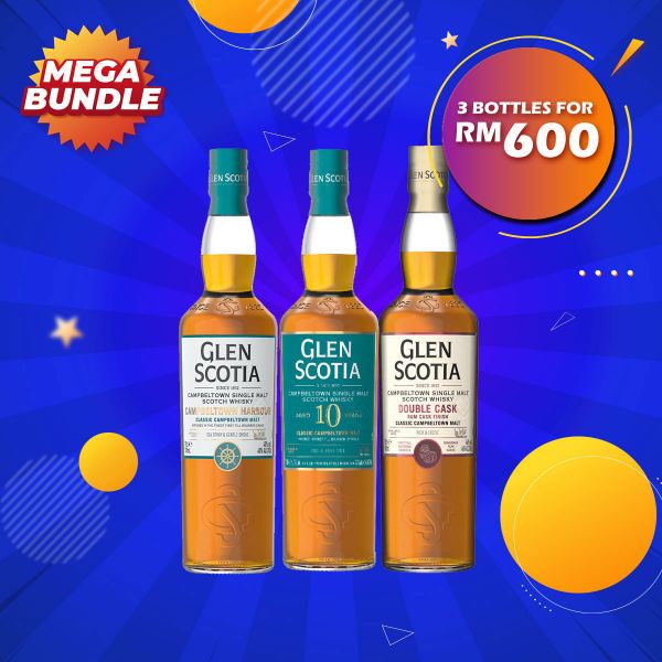 Mega Big Bundle - Glen Scotia bundles Campbeltown Single [700ML] x 3