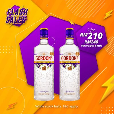 Flash Sale - Gordon's London Dry Gin [1000ML] x 2