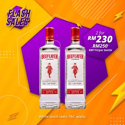 Flash Sale - Beefeater London Dry Gin [1000ML] x 2