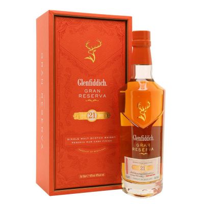 Glenfiddich 21 Years Gran Reserva Rum Cask Speyside Single Malt [700ML]