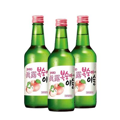 Jinro Peach Soju [360ML] x 3