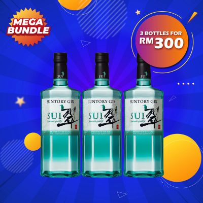 Mega Big Bundle - Suntory Sui Gin [700ML] x 3