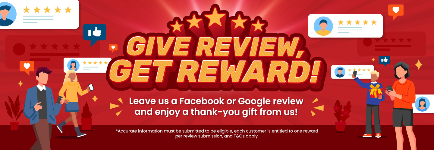 Give Review Get Reward