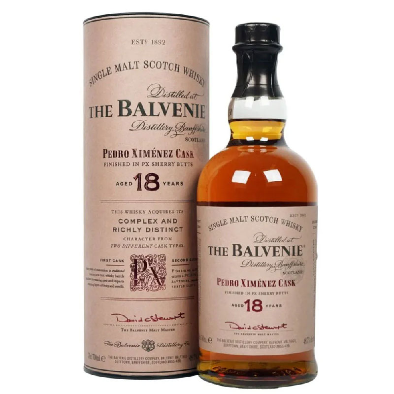 Balvenie 18 Years Pedro Ximenez Cask Single Malt [700ML]